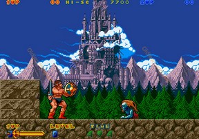 une photo d'Ã©cran de Rastan Saga 2 sur Arcade